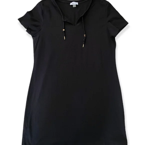 Calvin Klein Black Shirt Dress - Picture 3 of 12